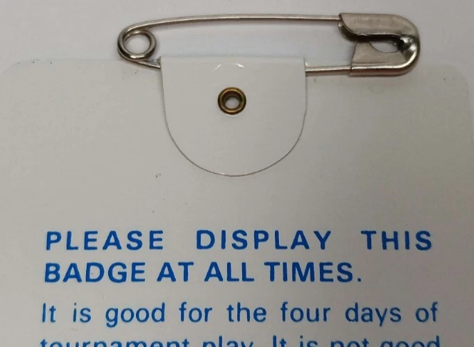 Boleto Nacional Augusta Campeón Seve Ballesteros 1983 Insignia Masters Foto 3 de 3