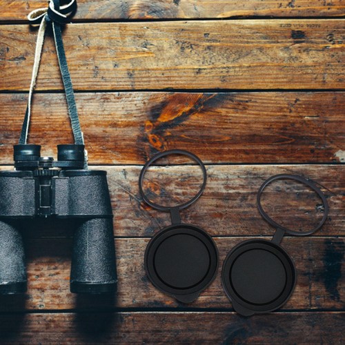 2pcs Binocular Rubber Hang Down Lens Caps / Covers - Objective Covers About 50MM - Picture 8 of 11
