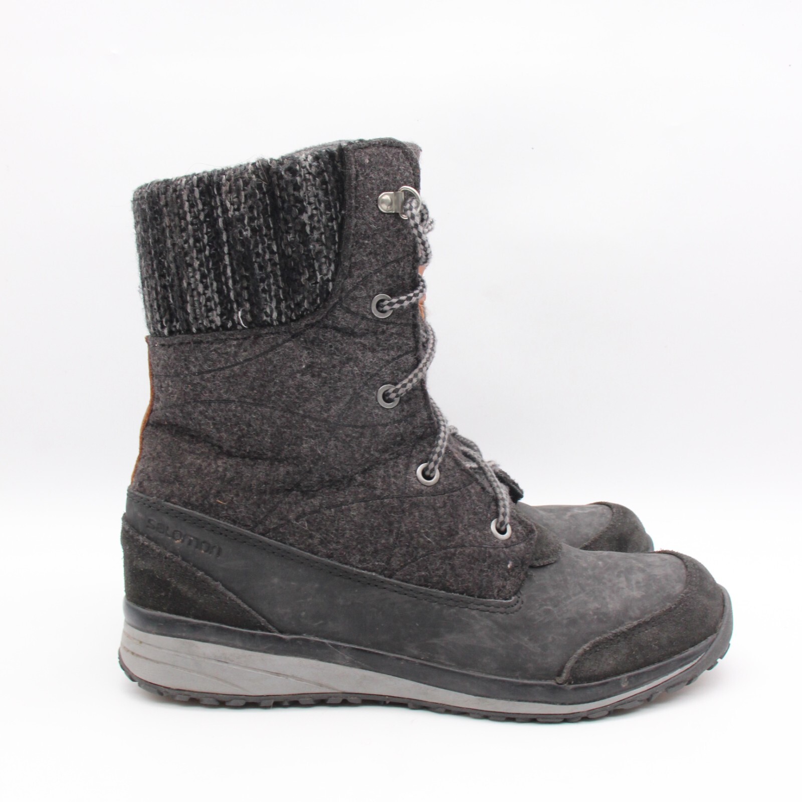 Stivali Salomon Hime donna 7 5 grigi isolati invernali neve clima secco