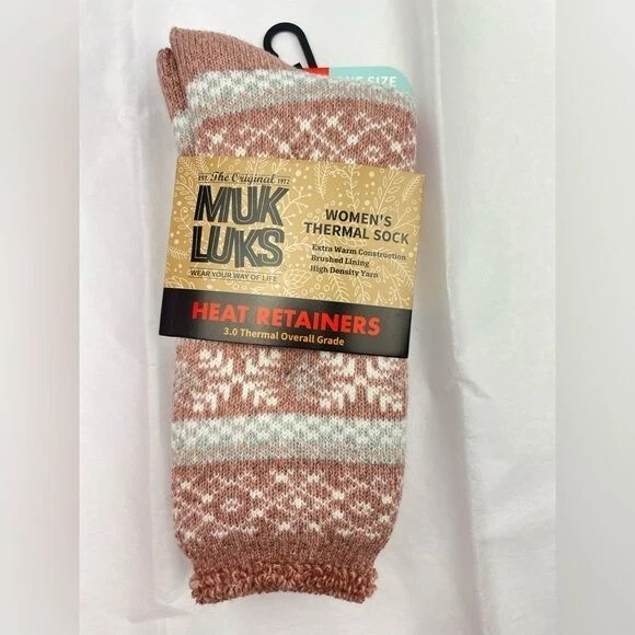 MUK LUKS HEAT RETAINERS WOMEN SOCKS 3.0 TOG