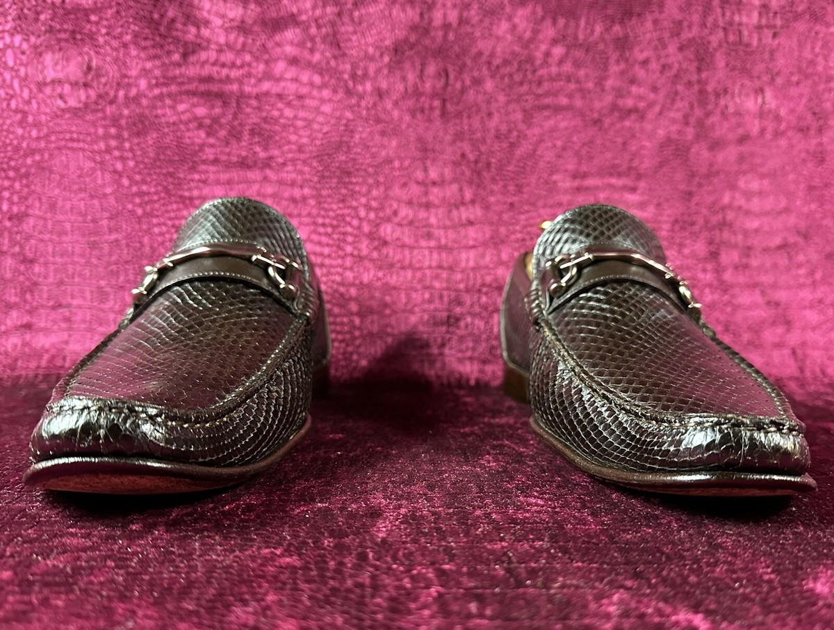 Dolce & Gabbana python Leather Men\'s Loafers size 7.5 Men Python Snakeskin Men main image 3