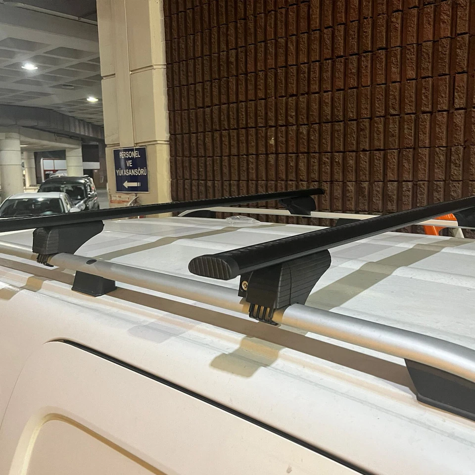 2 piezas barras transversales negras para SUV Subaru Forester 2019- Foto 2 de 4