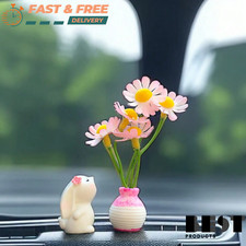 2pcs Rabbit Flower Car Dashboard Accessories Car Dashboard Decor Ornaments New 2pcs Rabbit Flower Car Dashboard Accessories Car Dashboard Decor Ornaments New