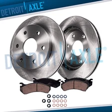 Front Rotors Brakes Pads for Chevy GMC K1500 K2500 Blazer Tahoe Yukon Escalade