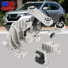 4pc Motor Mount Kit Set for 14-17 Nissan Rogue 2.5L Engine - Auto Transmission
