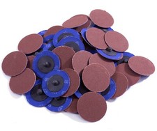 50PCS 2 inch 120 Grit Aluminum Oxide Roll Lock Die Grinder Sanding Grinding Disc 0.33 per gallon