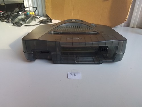 Console Nintendo 64 Couleur Noir Transparent !!! - Imagen 6 de 11