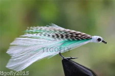 24 Pcs Top Quality Hair Wing Salmon Flies Trout Fly  Saltwater Fly Fishing Lures