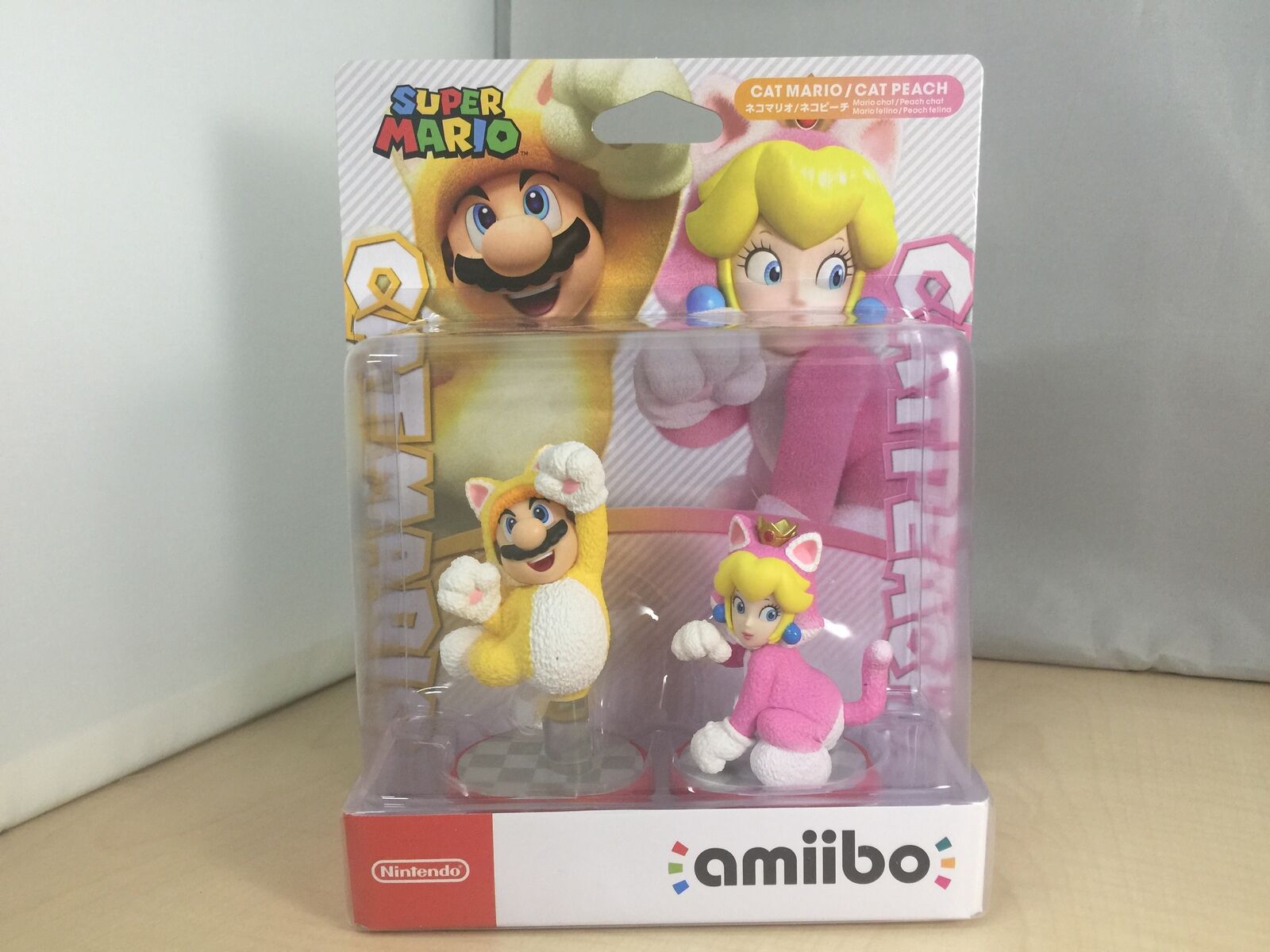 Nintendo Amiibo Mario Feline and Peach Felina (2 in 1 Pack)