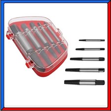 Set 5 Estrattore per Viti Danneggiate Spanate Bulloni Rotti Spezzati Rovinati