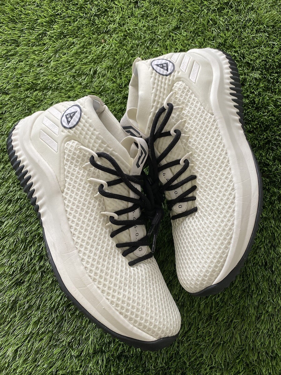 ULTRA RARE adidas Dame LONDON PE White CG6272 PRE-OWNED No Box