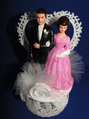 New Anniversary Bride & Groom caketop, pick from 2 different ones #14 and 15 - Picture 3 of 14