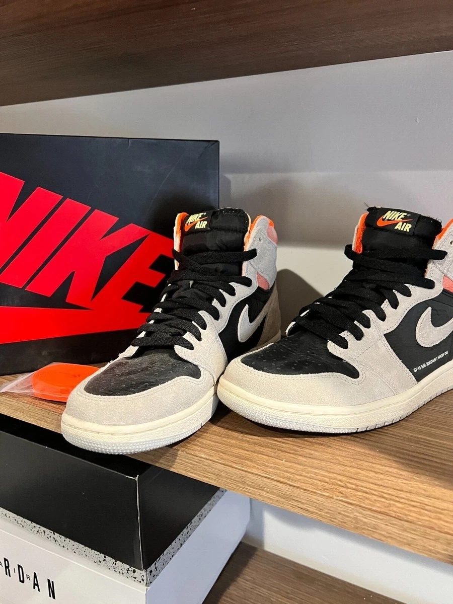 Jordan 1 sales retro grey crimson