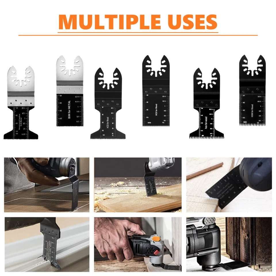 126x Sägeblatt Multifunktionswerkzeug Zubehör Set Multitool für DeWalt Makita DE - Bild 3 von 4