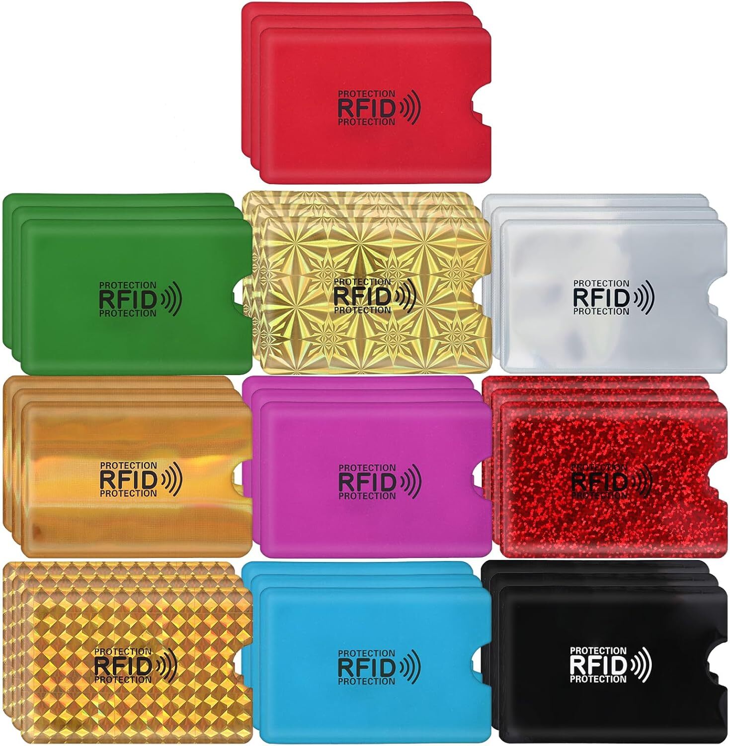 Cobee 30 Stck Bunte RFID-Kartenhllen блокиратор RFID для кредитных карт L 1990₽