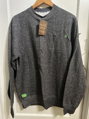 Huf / Granite pocket crewneck  / medium  / new