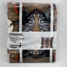 IKEA FOREMAL EURO Cushion Cover 26 x 26" Cotton Velvet Pillow Cover Discontinued
