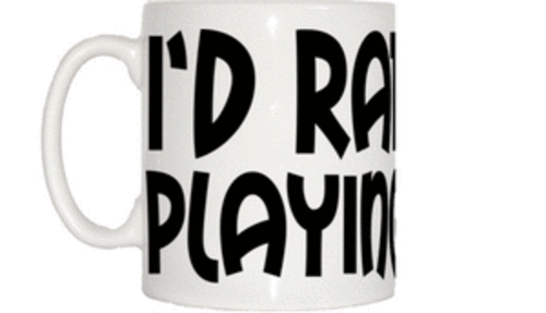 I'd Rather Be Playing Cricket Mug