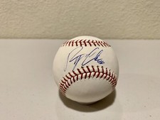 Ryan Cook Signed Baseball AMSM