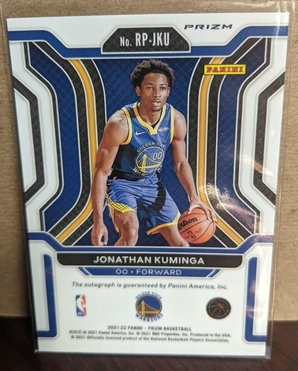 2021-22 Panini Prizm RC Jonathan Kuminga Silver Penmanship Full 