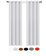Blackout Curtains Solid Thermal Window Treatment Drapes 2 Pannels 52"W X 102"L