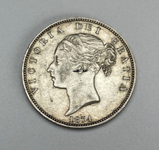 Collectable 1874 Queen Victoria Silver Half Crown Coin Lot#1