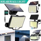 LED Solar Power Light Motion Sensor Outdoor Garden Wall Security Flood Yard Lamp