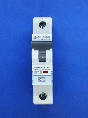 CLICK ELUCIAN 32A B CURVE TRUE 6KA MCB CU1MCB32B