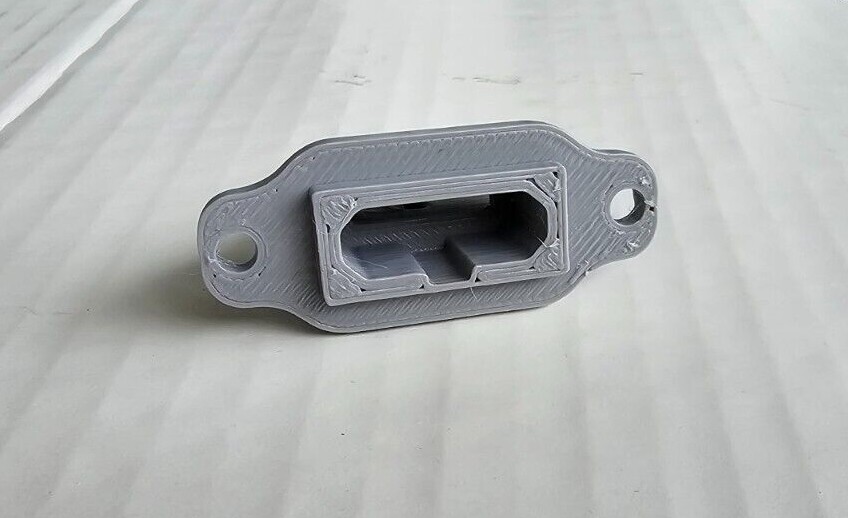 SNES Style Multi-Out 3D Printed panel mount for front load NES for