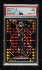 2022-23 Mosaic Rookies Choice Black Gold Prizm /8 Moussa Diabate PSA 9 MINT 14t3
