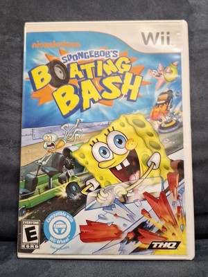 SpongeBob's Boating Bash (for Nintendo Wii) CIB Complete - Tested & Working