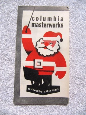 Christmas 1941 COLUMBIA MASTERWORKS Supplement Reviewed by Santa RECORD CATALOG
