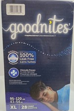 Goodnites Boys' Disposable Nighttime Underwear - Size XL - 28 ct