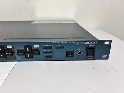 Yamaha SPX2000 Professional Multi-Effect Processor Confirmed