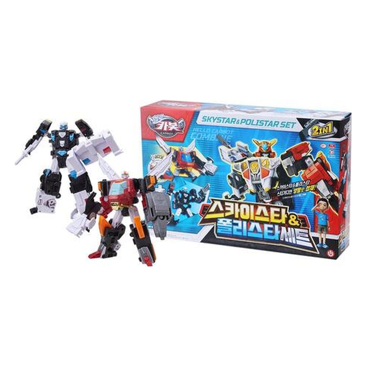 Hello Carbot Sky Star Poli Star Set Action Figure Korea Official Authentic New
