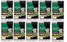 Streax Insta Shampoo Hair Colour for Unisex, 15 ml Pack of 10 - Natural Black