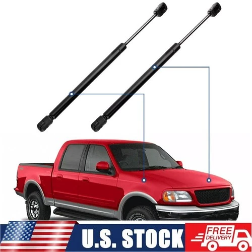 2Pcs For 1995-2003 Ford F-150 Front Hood Gas Spring Lift Support Struts Shock