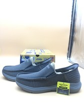 Skechers Men  s Parson-Ralven Gray Slip Ins Size 12 Extra Wide Width New 