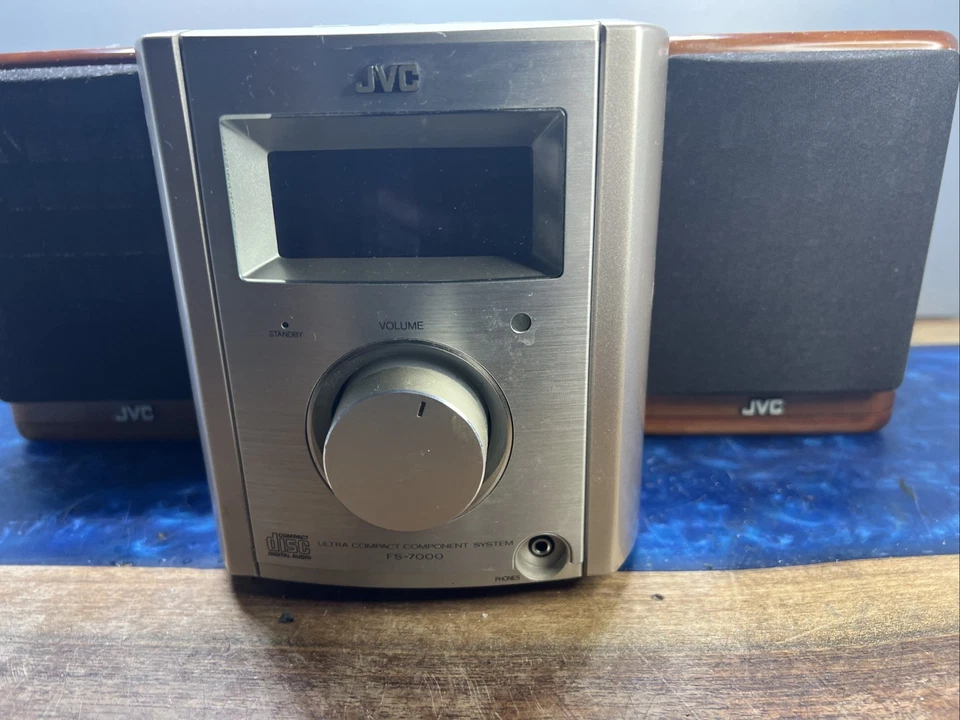JVC FS-7000 Micro Hi-Fi System w/ SP-UX7000 Speakers – Tested & Working - Image 3 of 4
