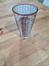 Kolder Mix N Measure Glass, Multi-Purpose Liquid Measuring Cup, 6 Units