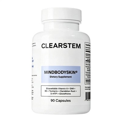 CLEARSTEM Mind Body Skin Vitamin Dietary Supplement  90 Capsules