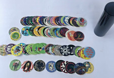 Vintage Lot Of Pogs  Case