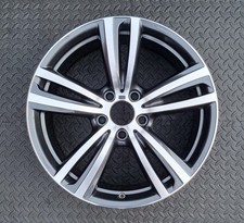 BMW 3 4 SERIES F30 19" 442M SPORT ALLOY WHEEL RIM REAR ORBIT GREY  GENUINE X1