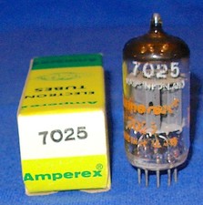 NOS NIB Amperex 7025 Quite 12AX7 Vacuum Tube 1967 Date