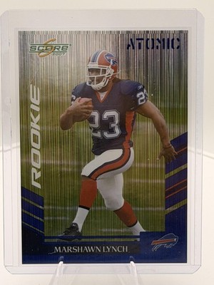 2007 Score #381 Marshawn Lynch Atomic Rookie