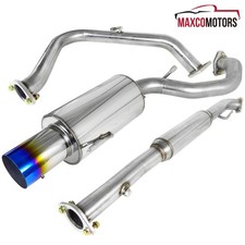 Catback Exhaust Fits 1995-1999 Mitsubishi Eclipse Rs Gs 2.0l Non Turbo Burnt Tip