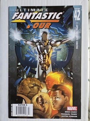Ultimate Fantastic Four #42 Newsstand 1:50 1,057 Copies 1st App Silver Surfer