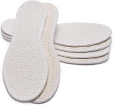 - 3 Paia Di Solette per Piedi Nudi, in 100% Cotone E Spugna, Con Ammortizzazione