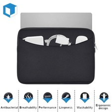 Laptop Sleeve Case Bag Shockproof Soft Carrying Pouch for 14" MacBook Dell HP