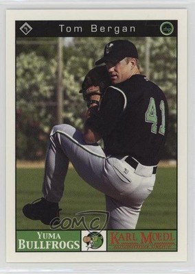 2001 Warning Track Yuma Bullfrogs Tom Bergan #19 0q3